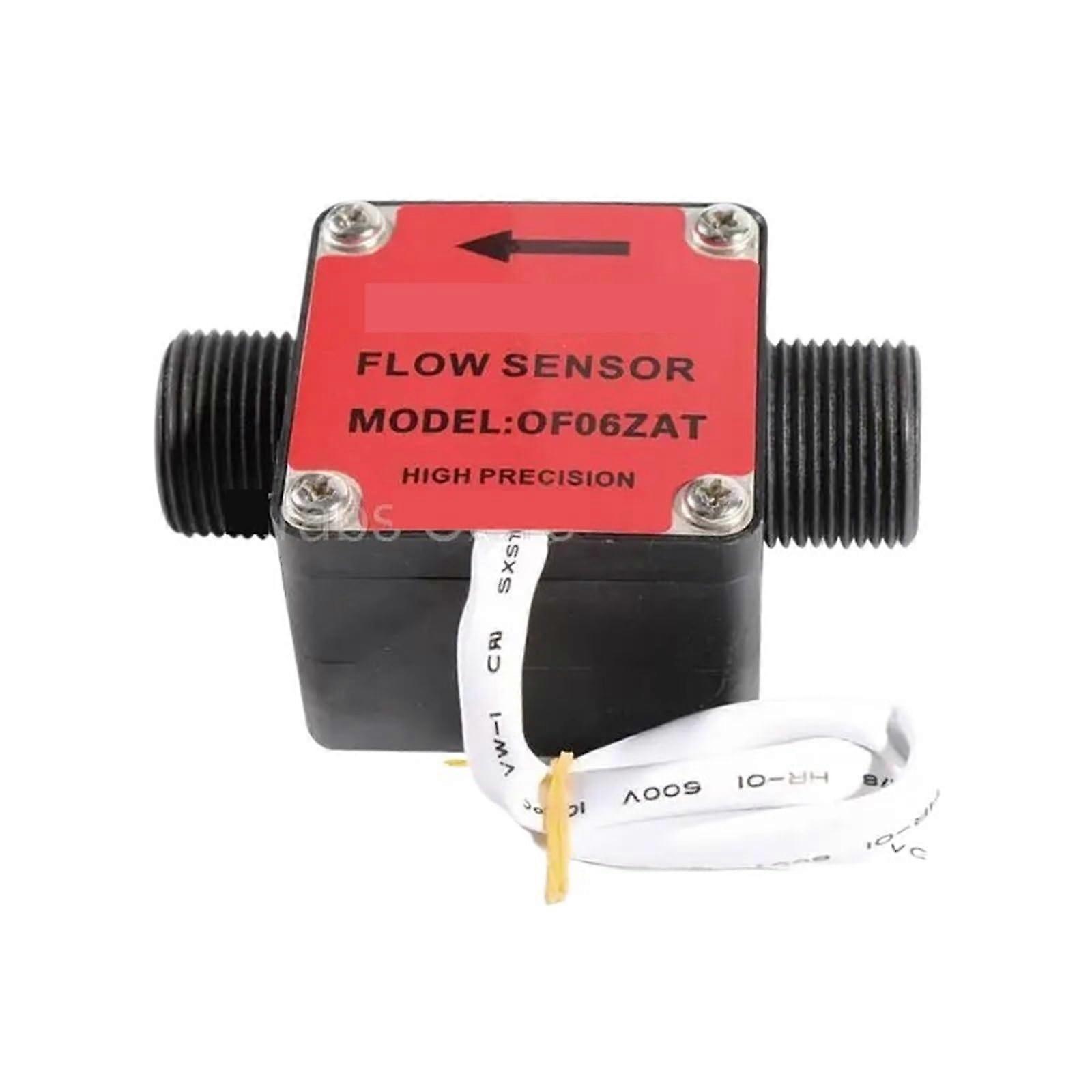 Water Flow Sensor G3/4 Inch 6 Point Ellipse Gear Meter for Home HVAC Irrigation Systems