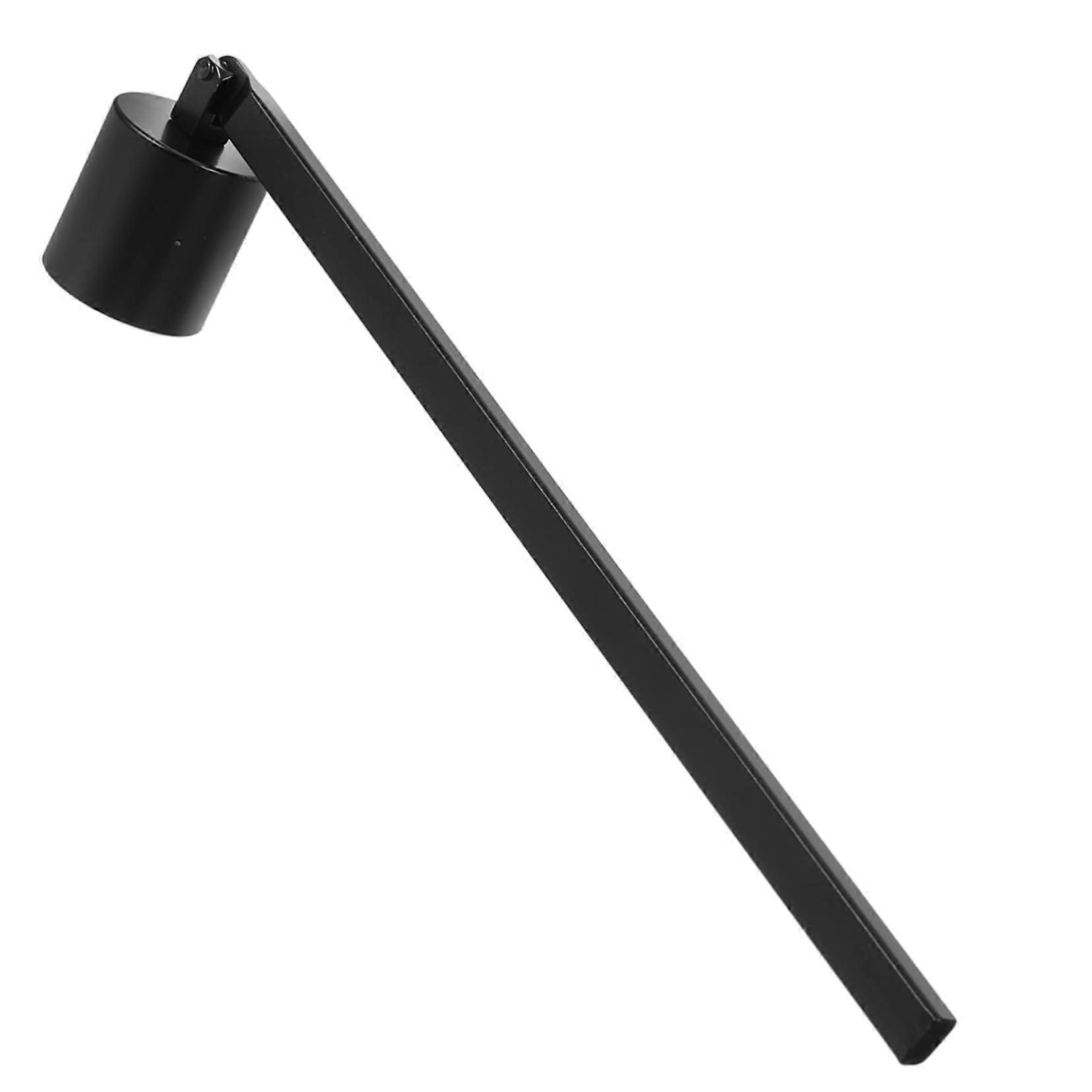 Candle Snuffer with Long Handle Black Iron Extinguisher for Safely Putting Out Candles at Home