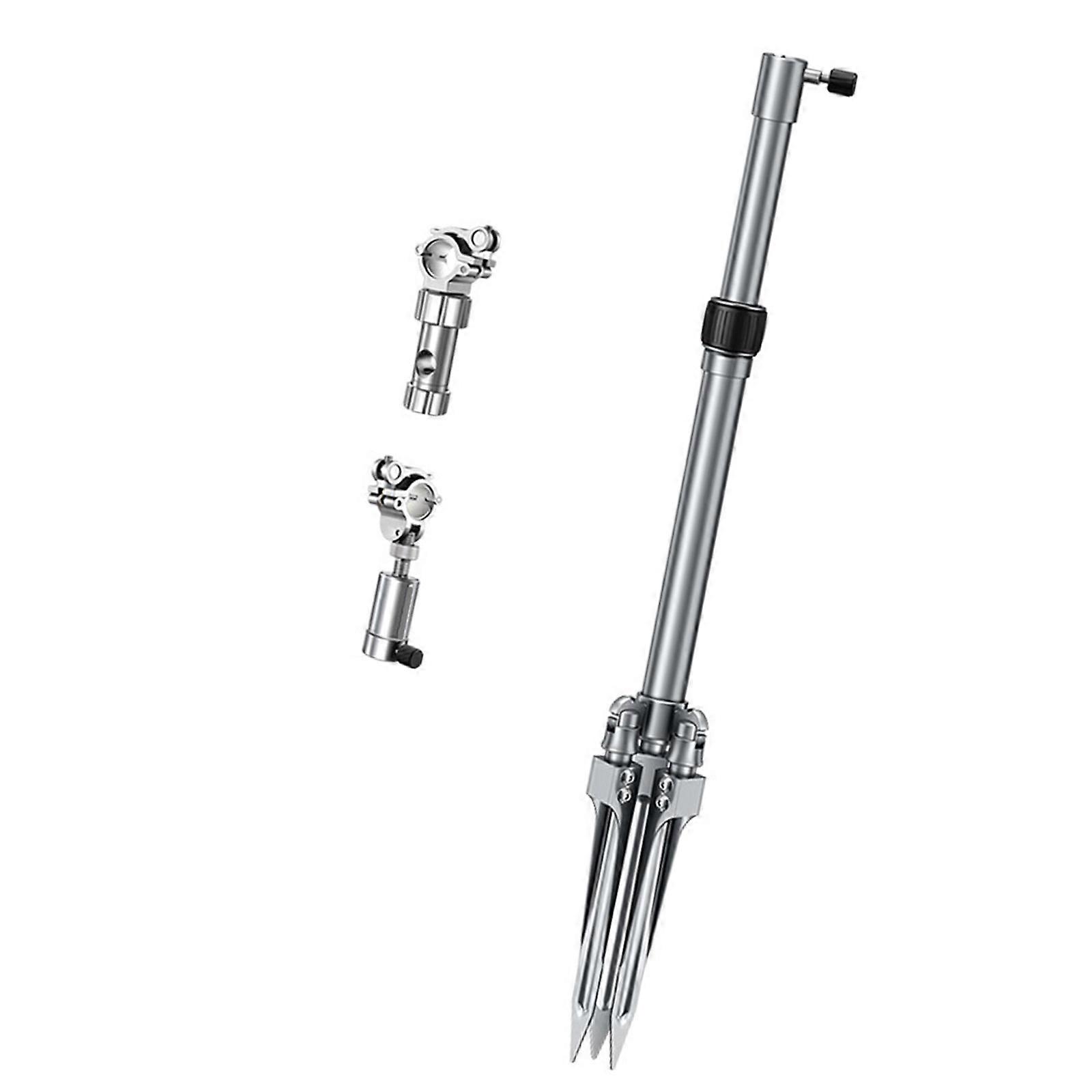 Strong Light Fishing Brasket Highlighting Multiple Function Attract Tray Aluminum Frame Comfortable Support Collapse Multicolor