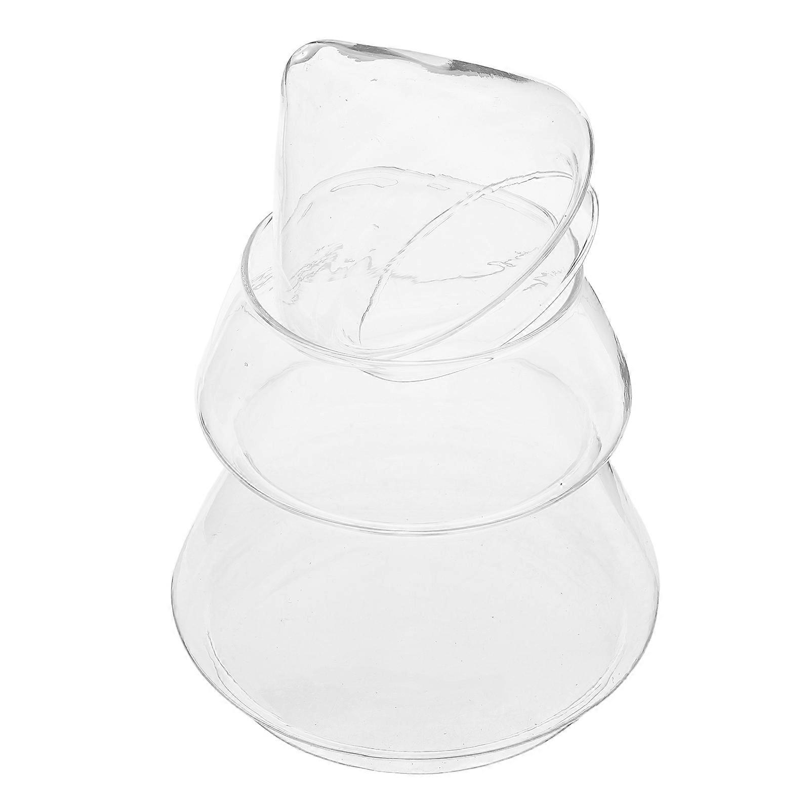 Transparent Christmas Tree Candy Jar Glass Container with Lid for Xmas