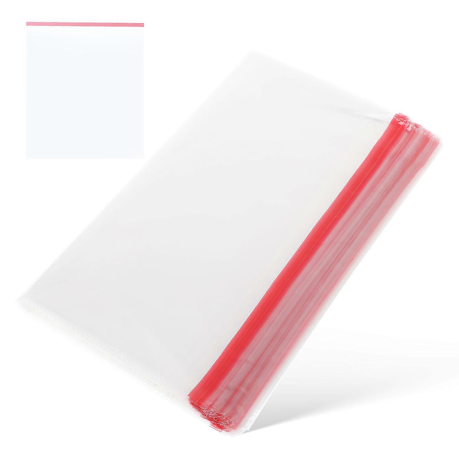 Clear Sealable Bags 100 Pcs Self Sealing Design Premium Packaging For Small Business Enhanced Presentation Features