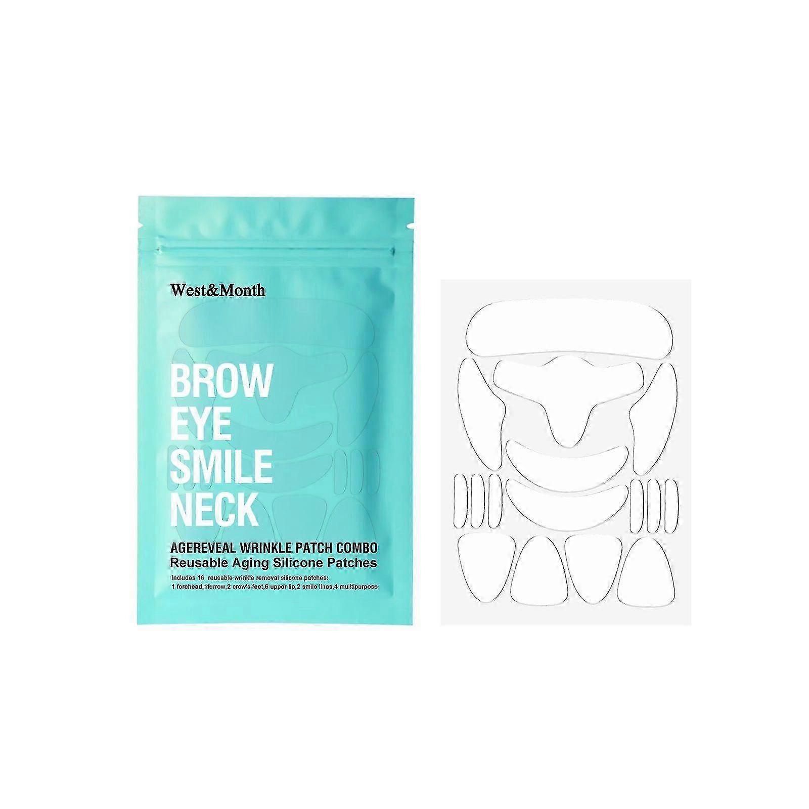 Clear Forehead Wrinkle Patch with Aloe Vera & Ceramide  Firming, Hydrating Skin Care for Fine Lines, Eye Brightening & Anti-Aging, Easy to Use Silicon