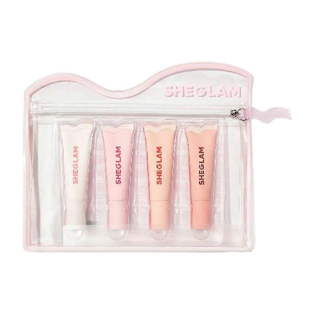 4-Pack Deep Hydration Lip Balm Set For Dry Sensitive Lips Lightweight Non-Sticky Formula