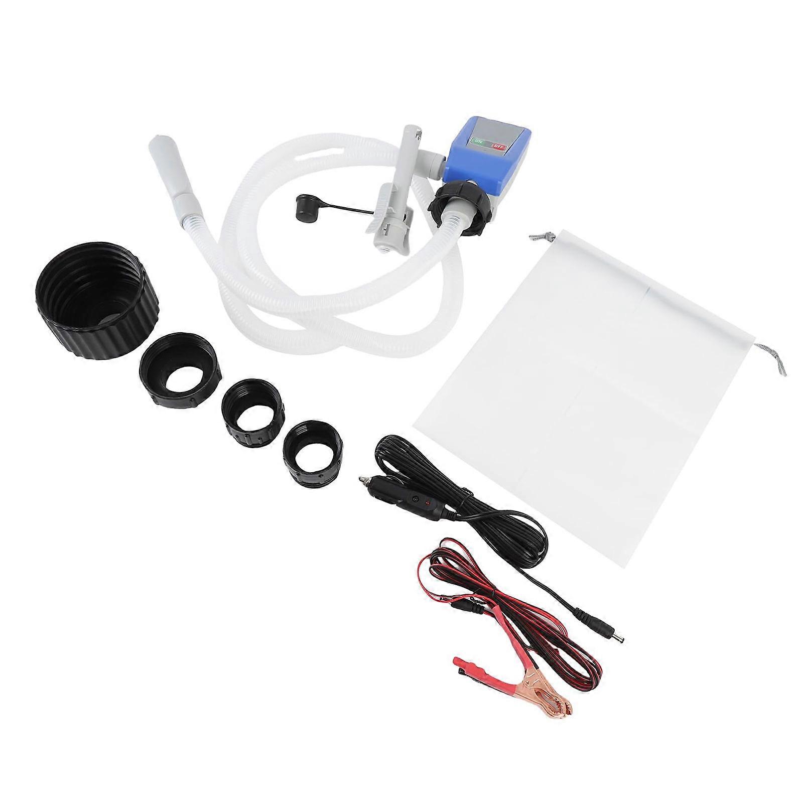 Automatic Close Coal Transfer Fan Rapid 3.2GPM Stream Multiple Link Transportable Plan Battery/12V DIRECT CURRENT Propelled  Blue