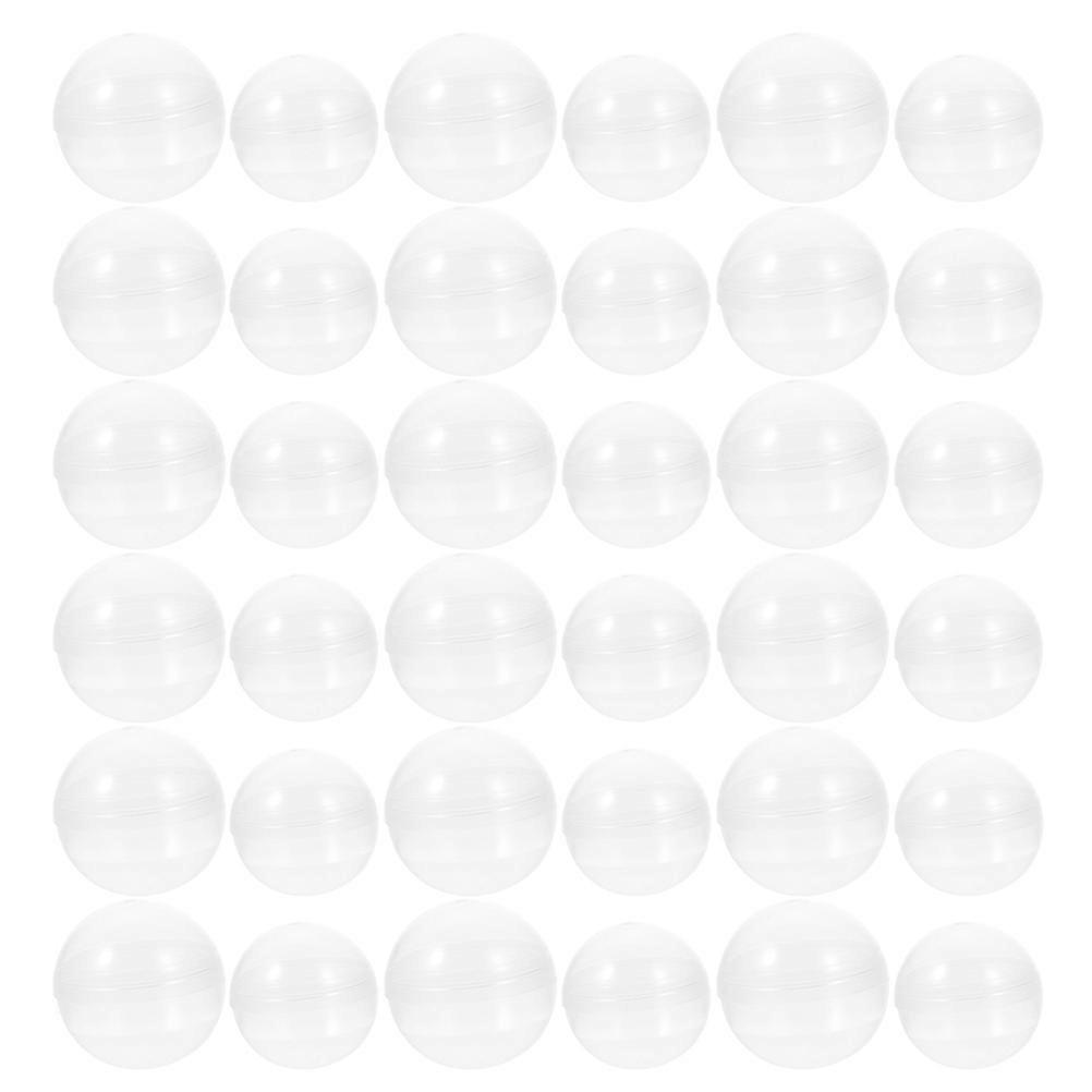 Empty Round Box for Storage Use Transparent 200Pcs Fillable Candy Boxes