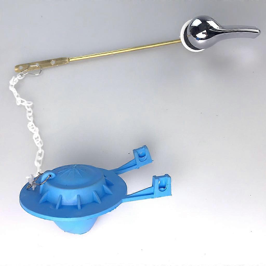 OUNONA 1 Set Toilet Flapper Replacement Kit Toilet Handle Tank Flush Lever Toilet Replacement Part