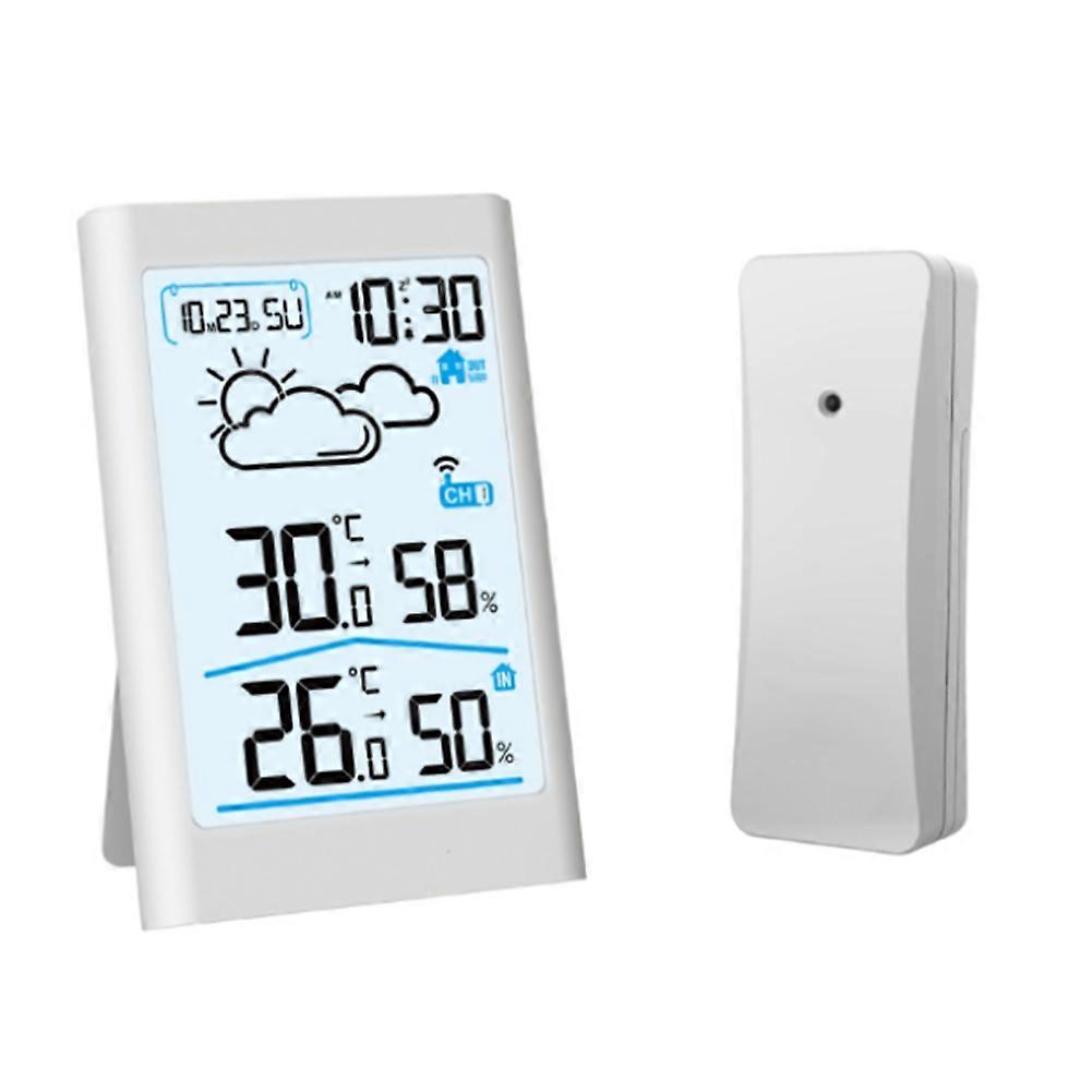 Digital Weather Station Indoor Outdoor Hygrometer Thermometer Wireless Weather Forecast Sensor Alarm Clock