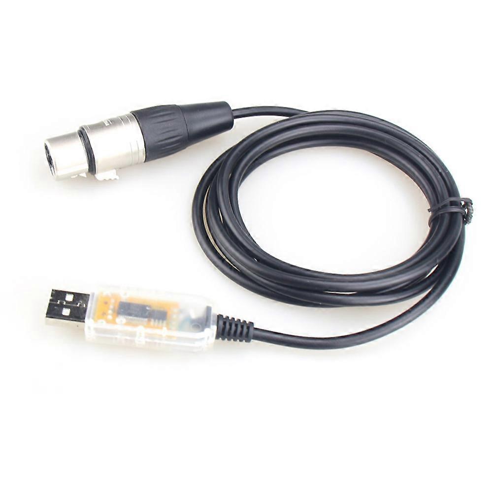 USB Till DMX-gränssnittsadapter LED DMX512 Dator PC Stage Belysning Controller Dimmer, Adapterkabel