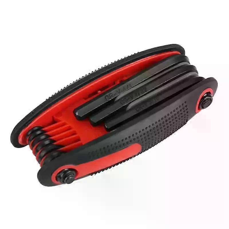 Amazon Basics Folding Hex Key Set, Metric, SAE, and Star Sizes, 3-Pack