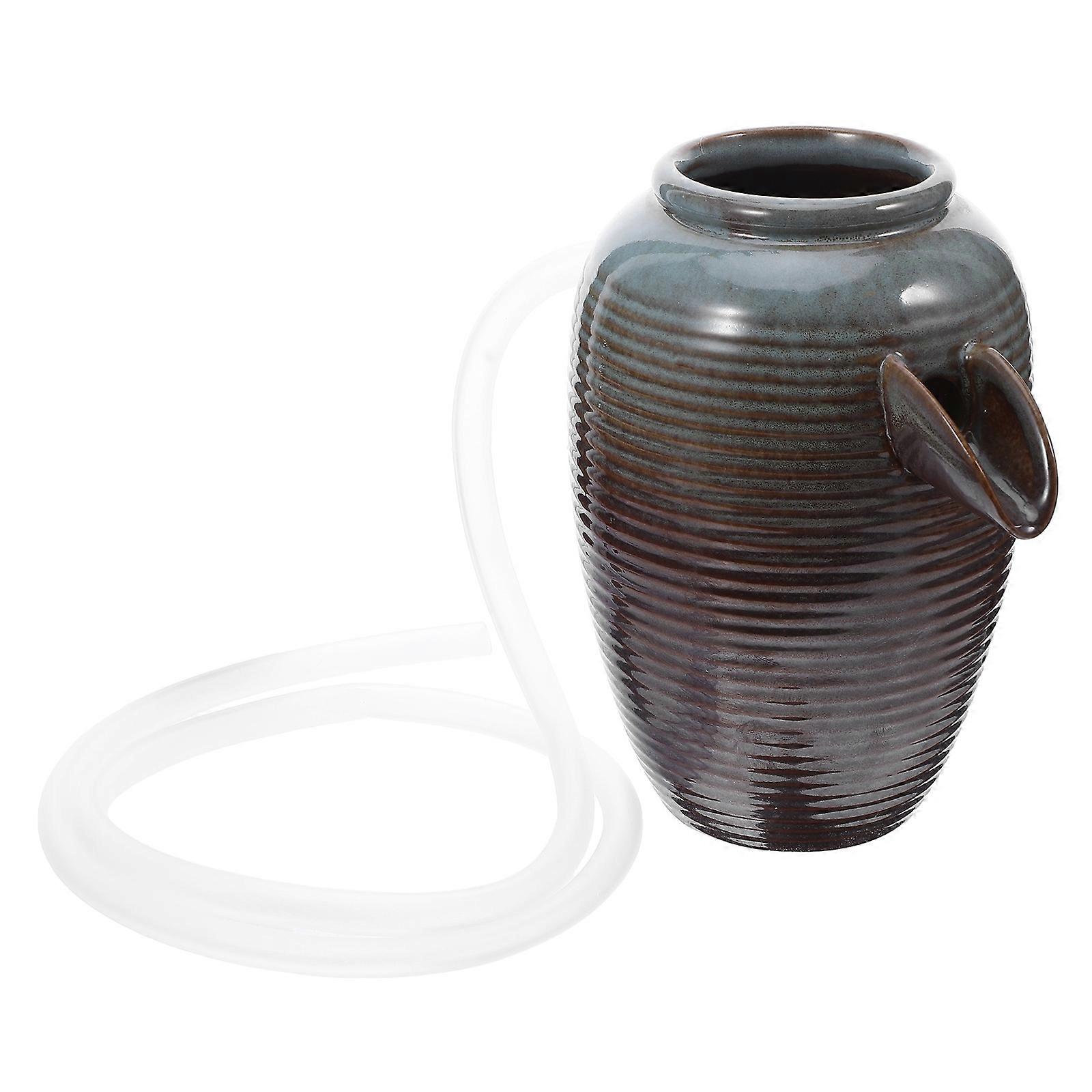 Ceramic Jar for Fountain Fish Tank Circulation with Feature