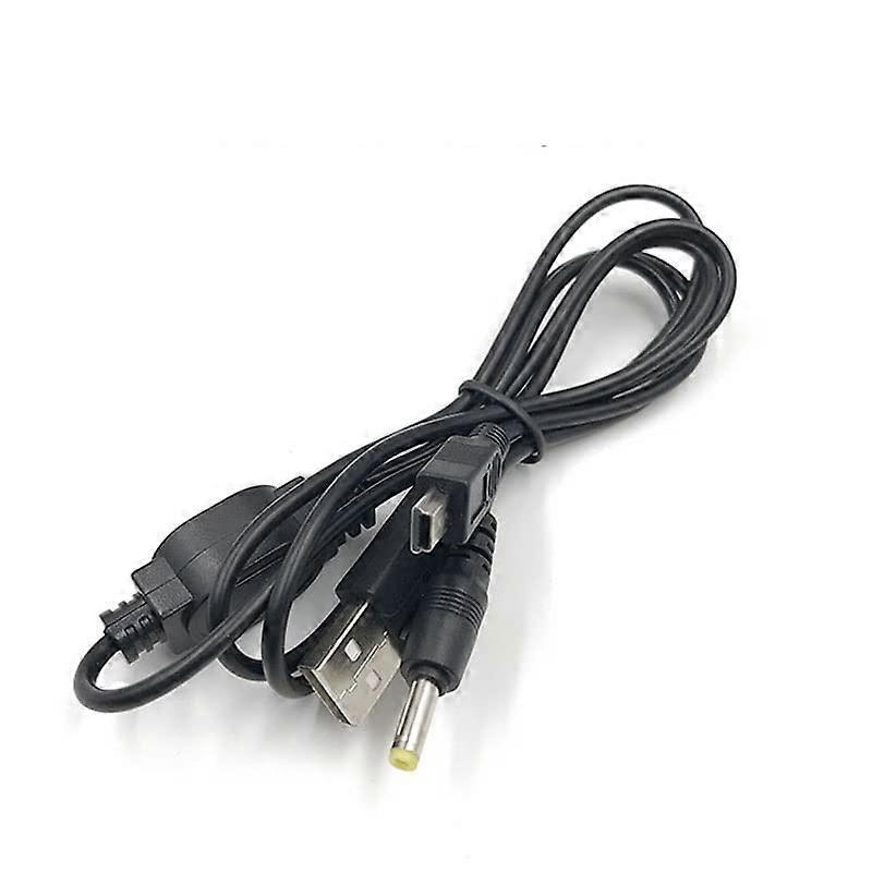 USB Charger Cable 2 in 1 Fast Charging and Data Transfer for PSP 2000 3000 to PC