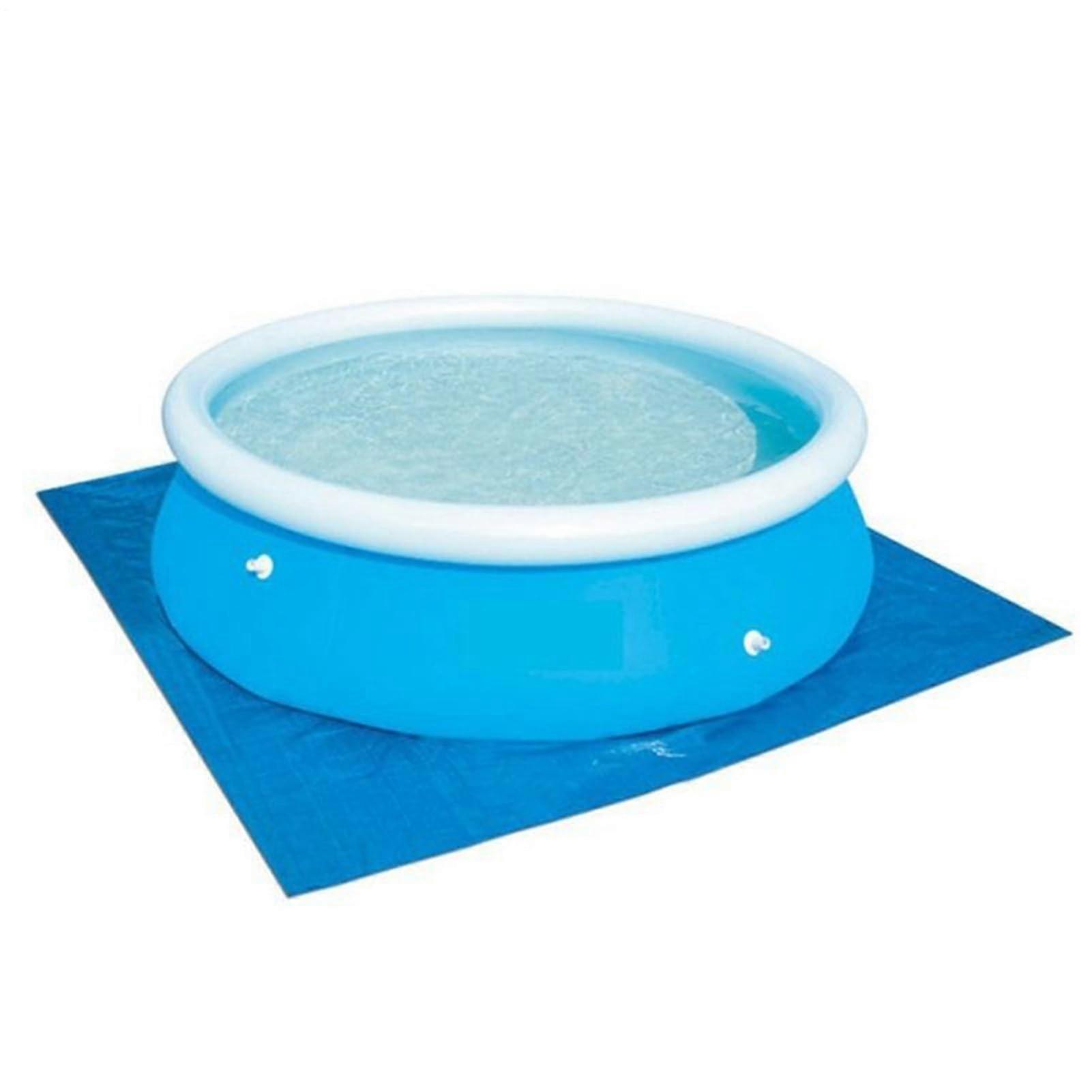 Waterproof Round Pool Cover with Drawstring, Dustproof Outdoor Circular Protector 224cm