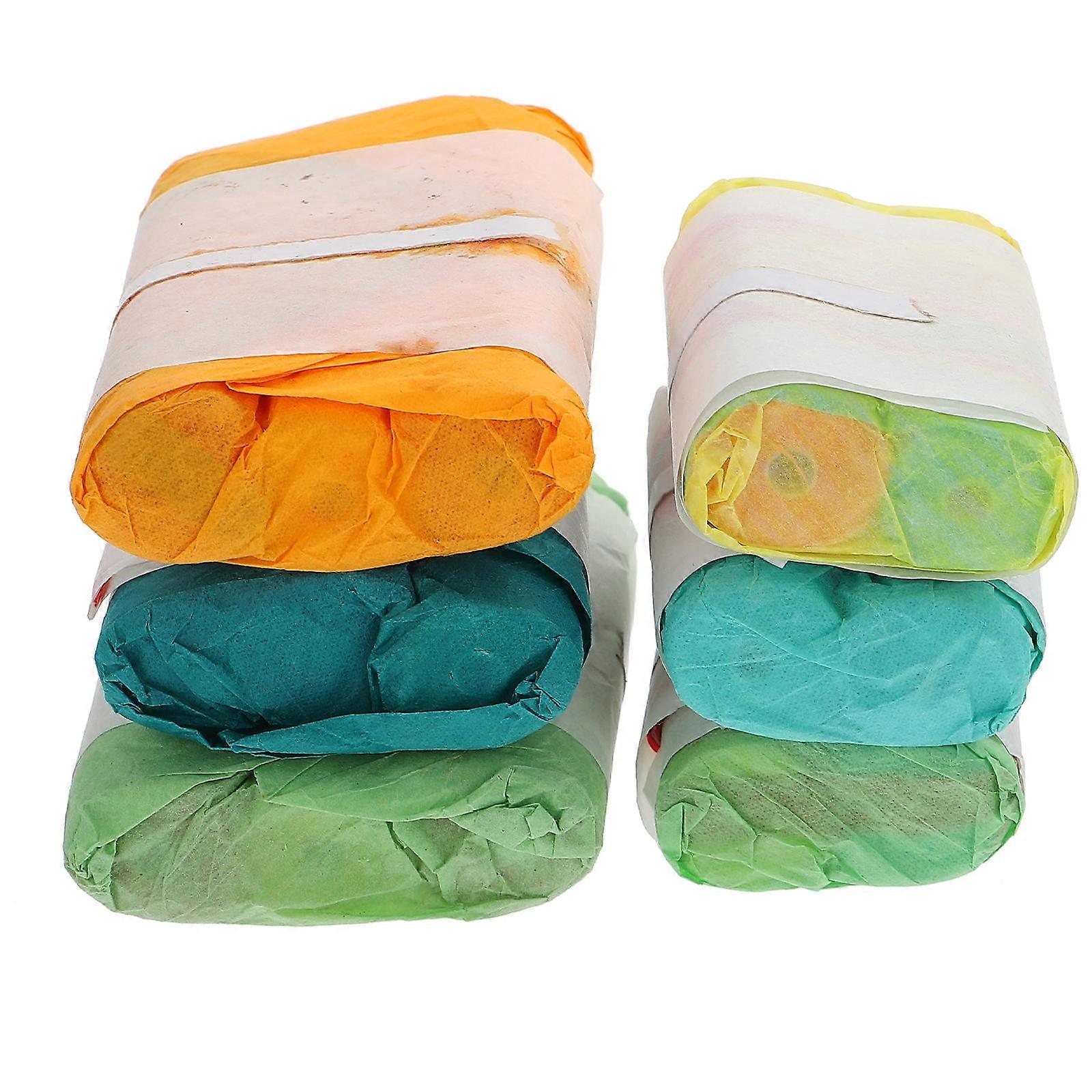 Hand Held Throwing Streamers for Playing Assorted Color Paper Party Atmosphere Creator 6pcs