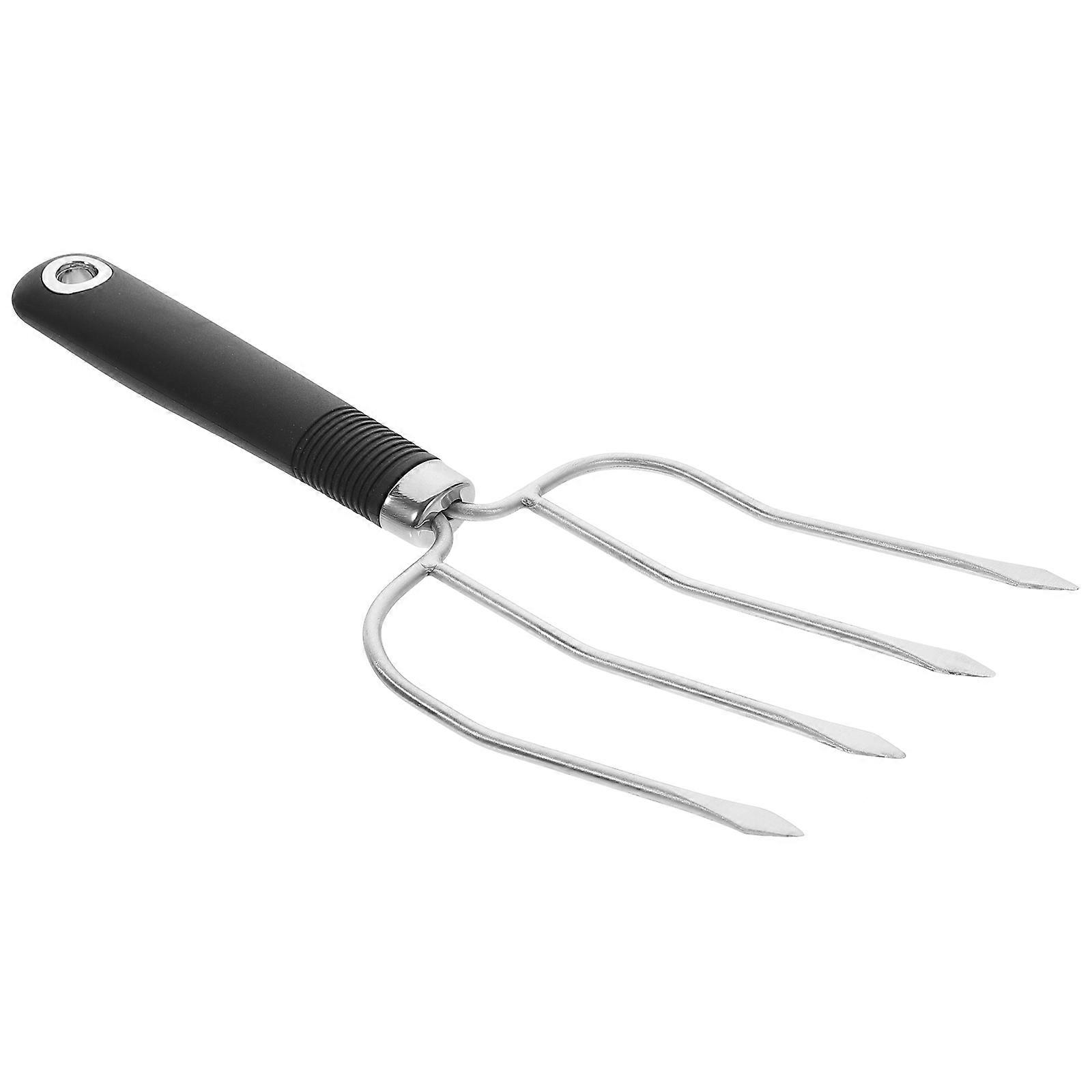 Black Stainless Steel Turkey Fork for Barbecue Tools