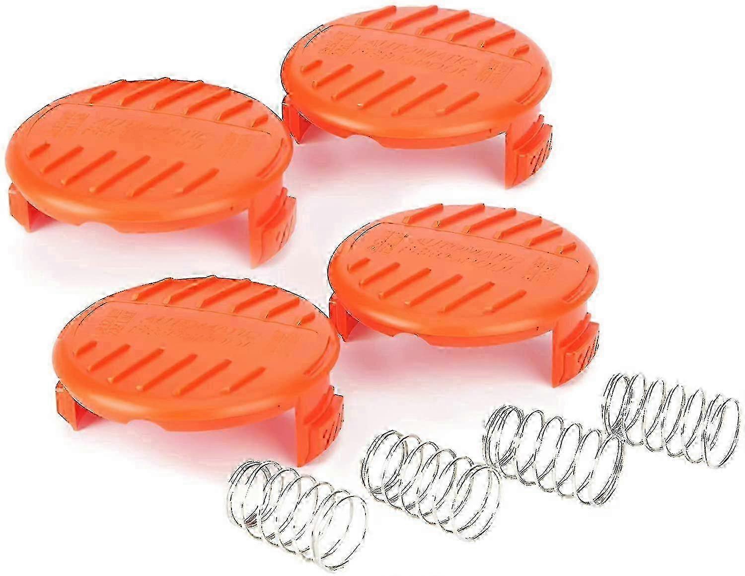 2025 4-Pack Trimmer Spool Cap & Spring Replacement Set