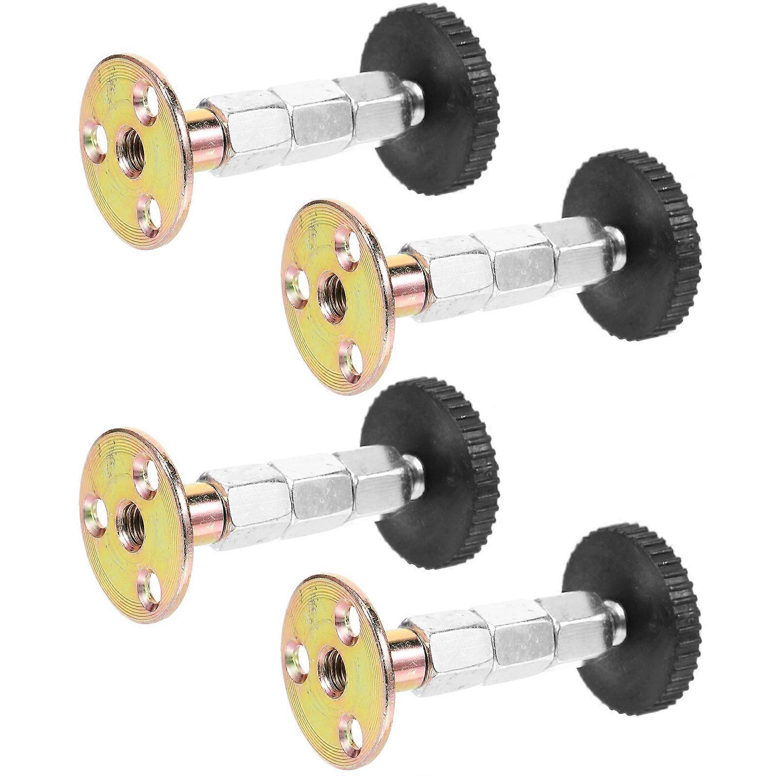 Bed Stoppers Adjustable Bed Headboard Bracket for DIY 4Pcs Set