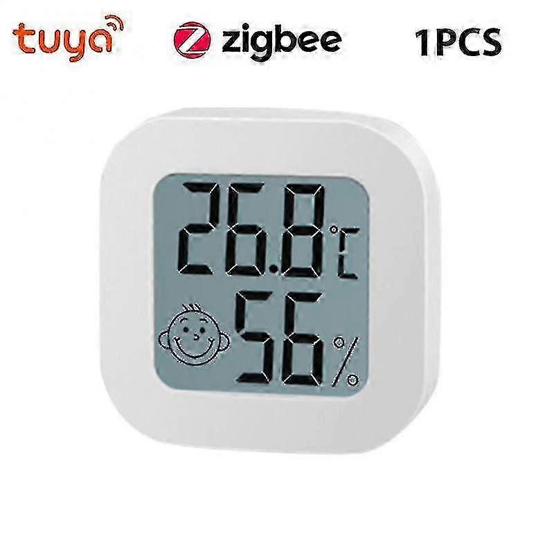25-26 Tuya Zigbee temperature and humidity sensor wireless hygrometer thermometer detector support