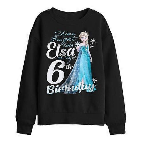 Frozen Childrens/Kids Elsa Bright 6th Birthday Sweatshirt