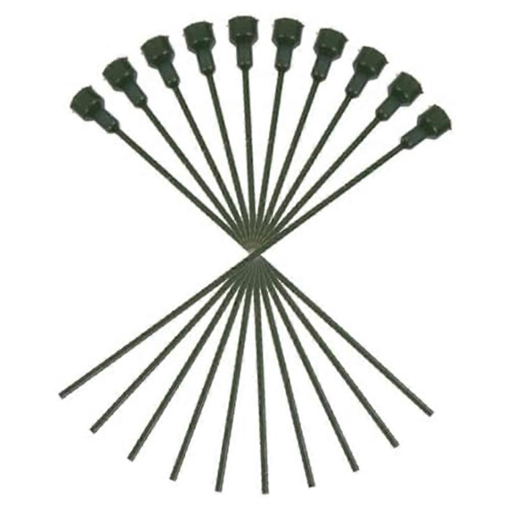 10pcs Flower Extension Pole Plastic Flower Stems,Green