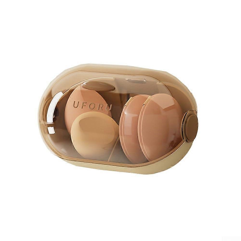 Wall Mounted Bathroom Storage Organizer with Compartments, Waterproof Dustproof Cosmetic Holder