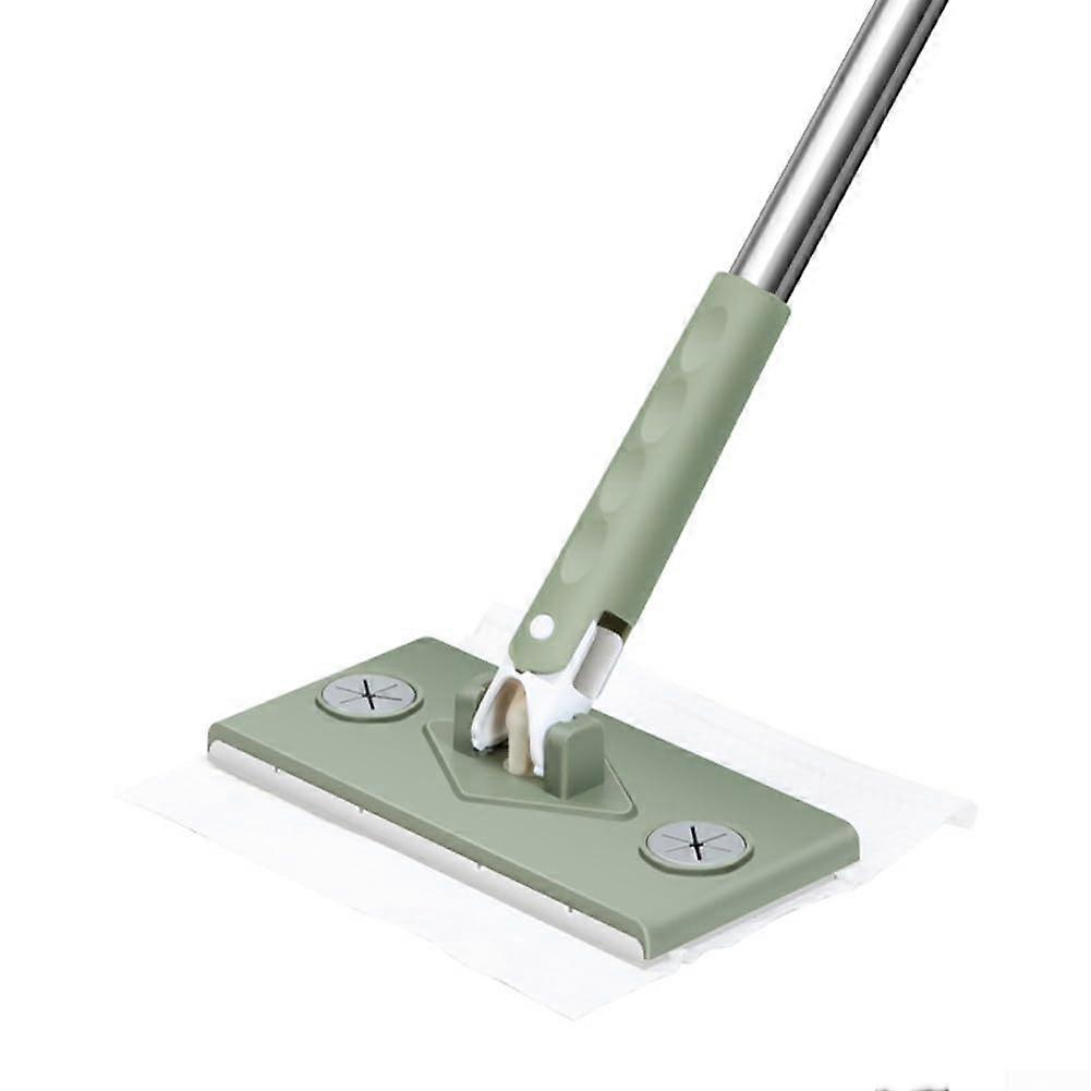 360 Degree Rotating Microfiber Flat Mop with Swivel Head for MultiSurface Floor and Wall Cleaning