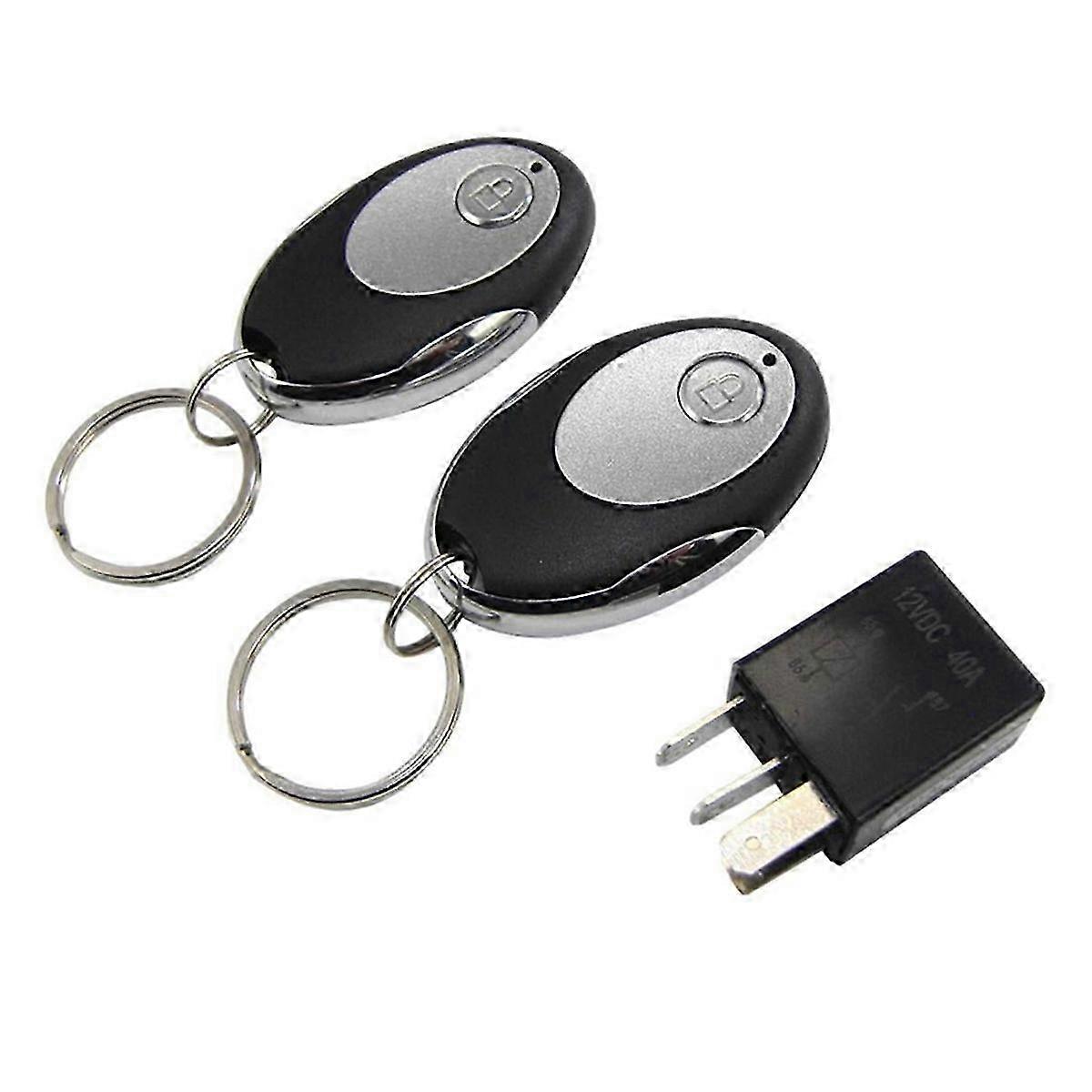 Car Smart Induction Remote Control Anti-Theft System Fuel Pump Relay Universal Concealed Lock Immob