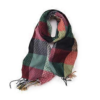 Dames Sjaal, Oversized Geruite Faux Pluche Sjaal voor Herfst en Winter
