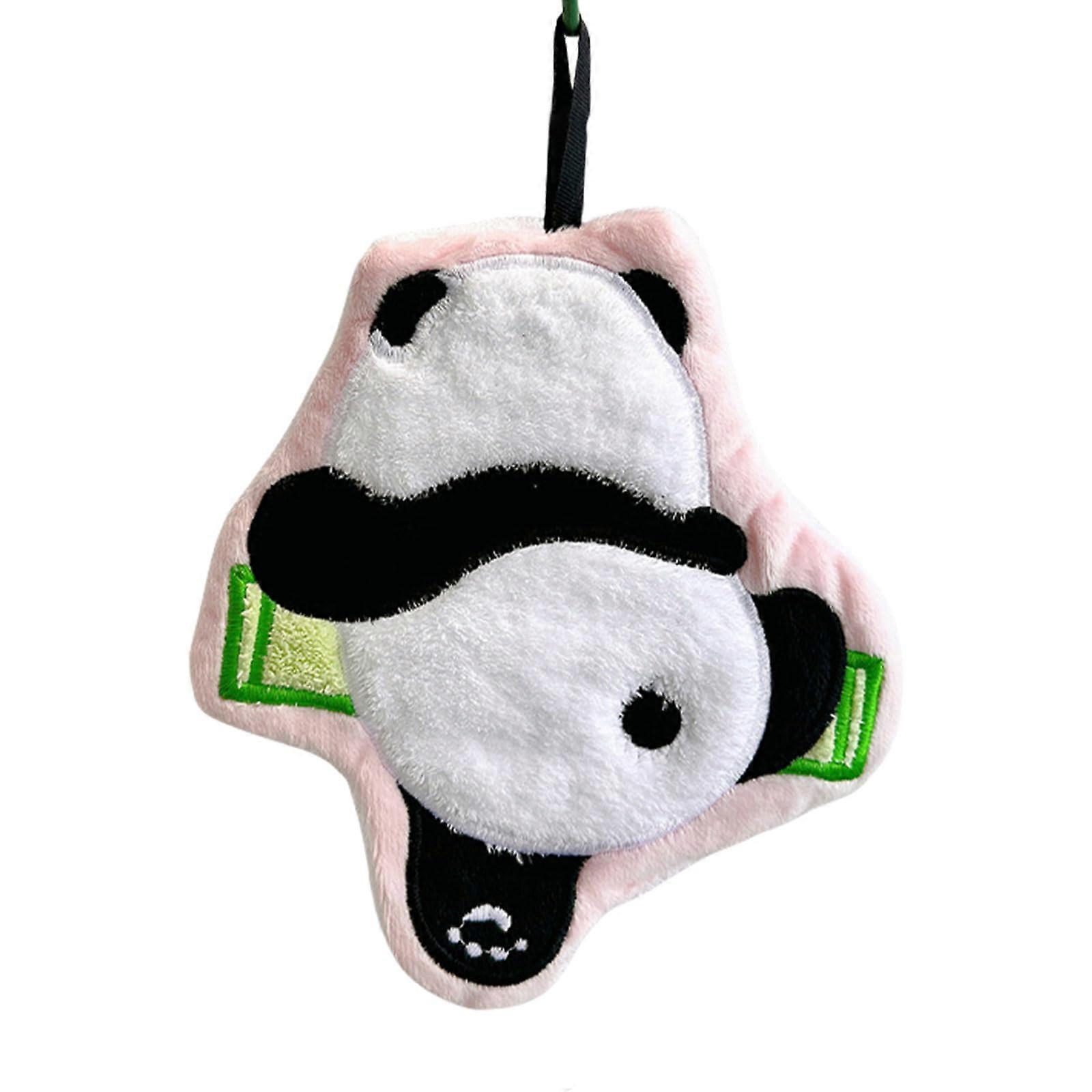 Cartoon Panda Hand Towel Super Soft Quick Dry Absorbent for Bathroom and Kitchen Use