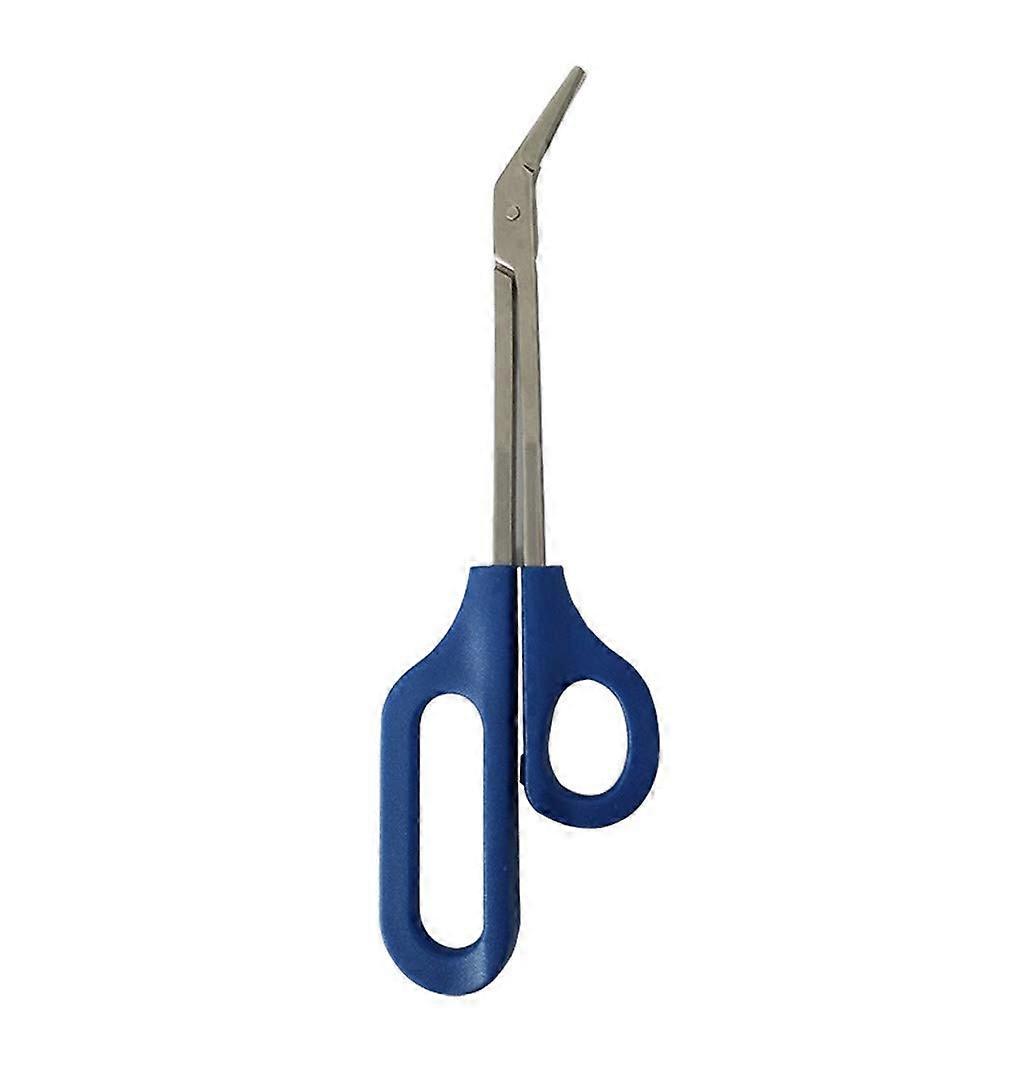 Long Handled Toenail Scissors for Thick Nails with Ergonomic Grip and Angled Blade for Elderly