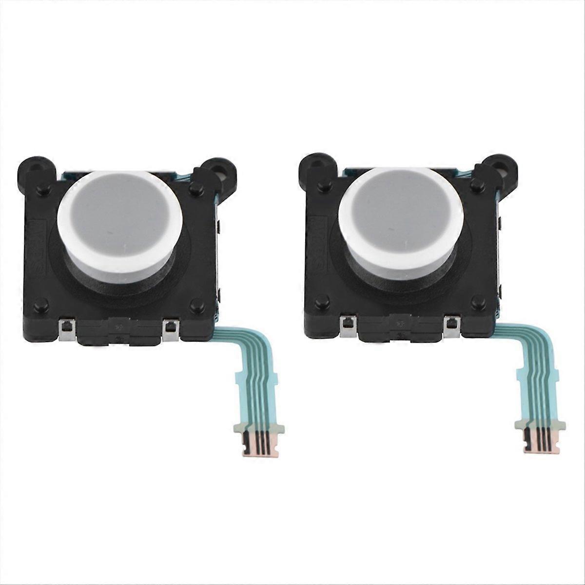 3D Analog Joystick Controller Thumb Stick for 2000 White