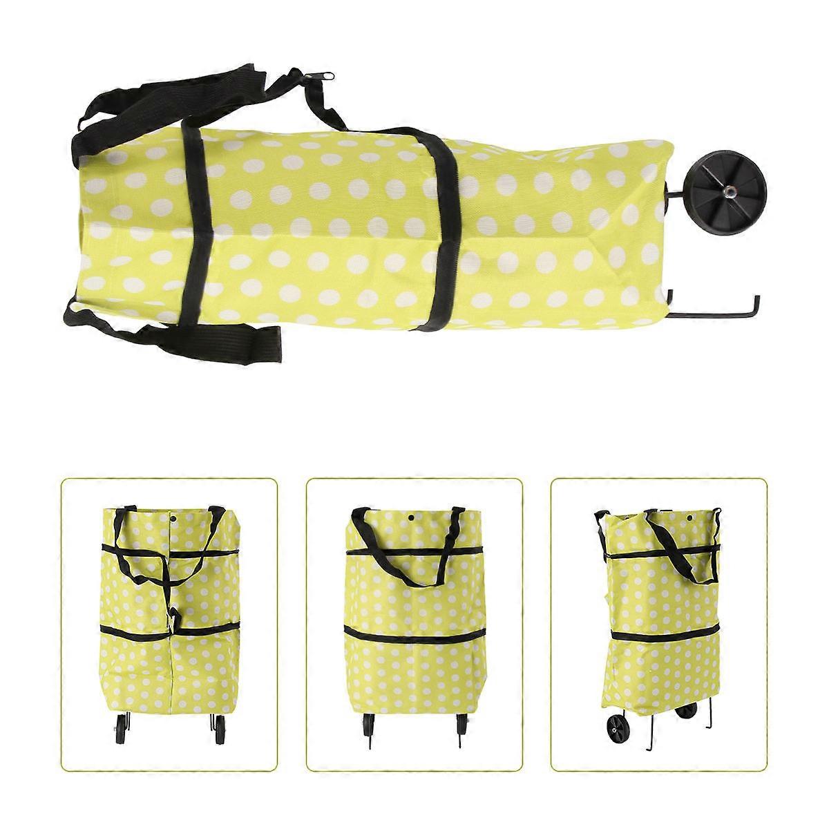 Shopping Bag with Wheels Folding for Piece Collapsible Trolley