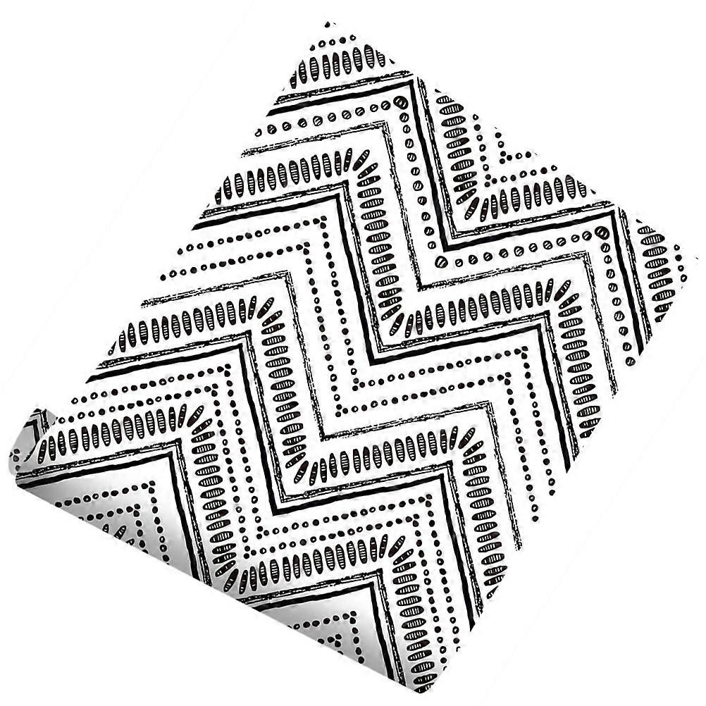 Black Geometric Wave Pattern Wallpaper Wall Decor for Decoration 1Pcs