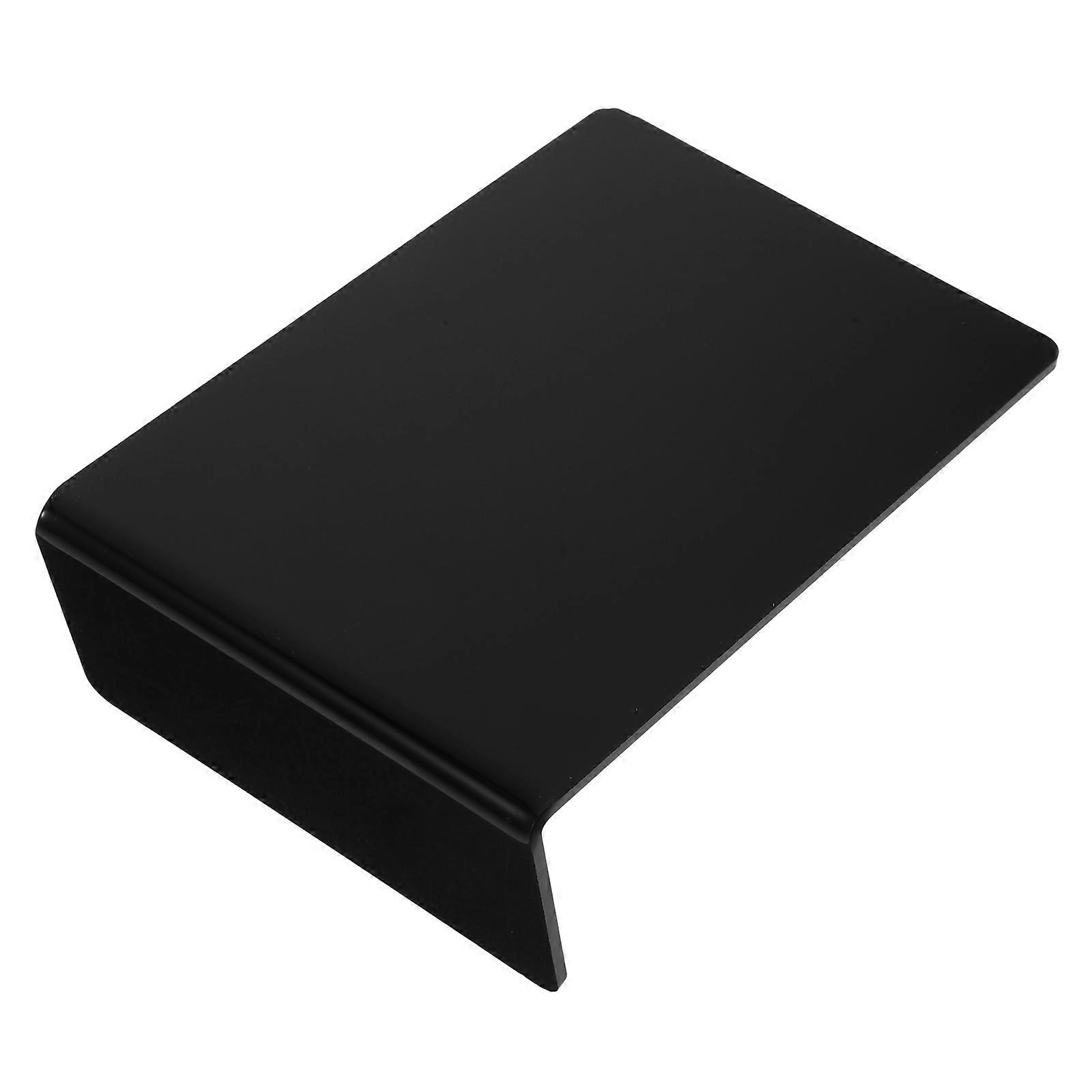 Black Mini Chalkboard Sign for Decor Desktop Memo Board ABS Material