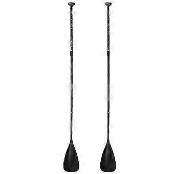 2X Adjustable Stand Up Paddle Board Paddle with Unique Lock Design Floating Alloy Shaft Paddleboard Paddle,Black