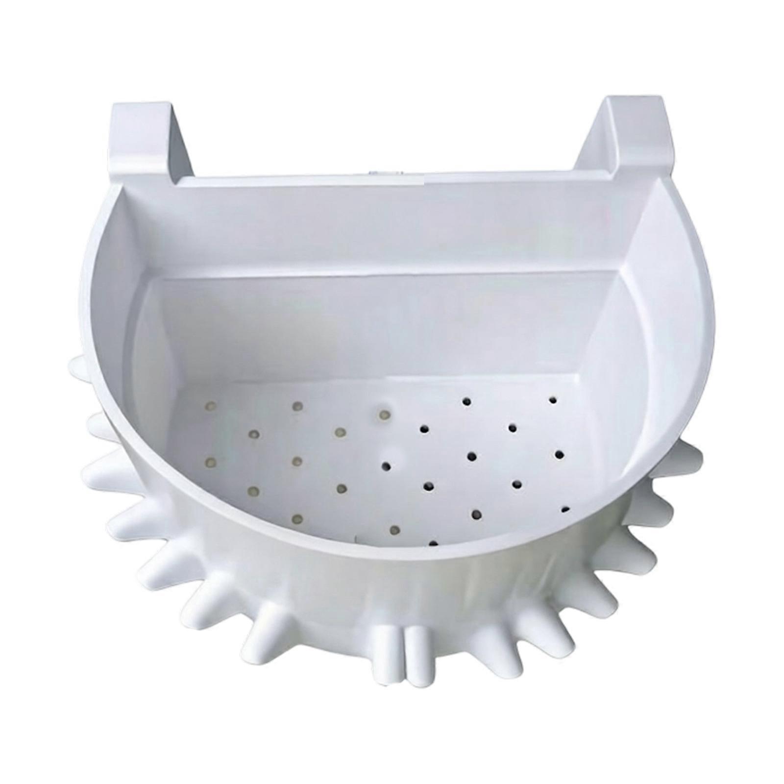 Durable Aquarium Water Diffuser Divider With Plastic Water Diffuser 3D Printed Gadget  White