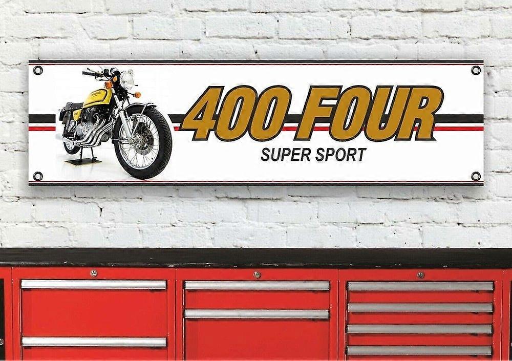CB400 FIRE GULE BANNER FB0409