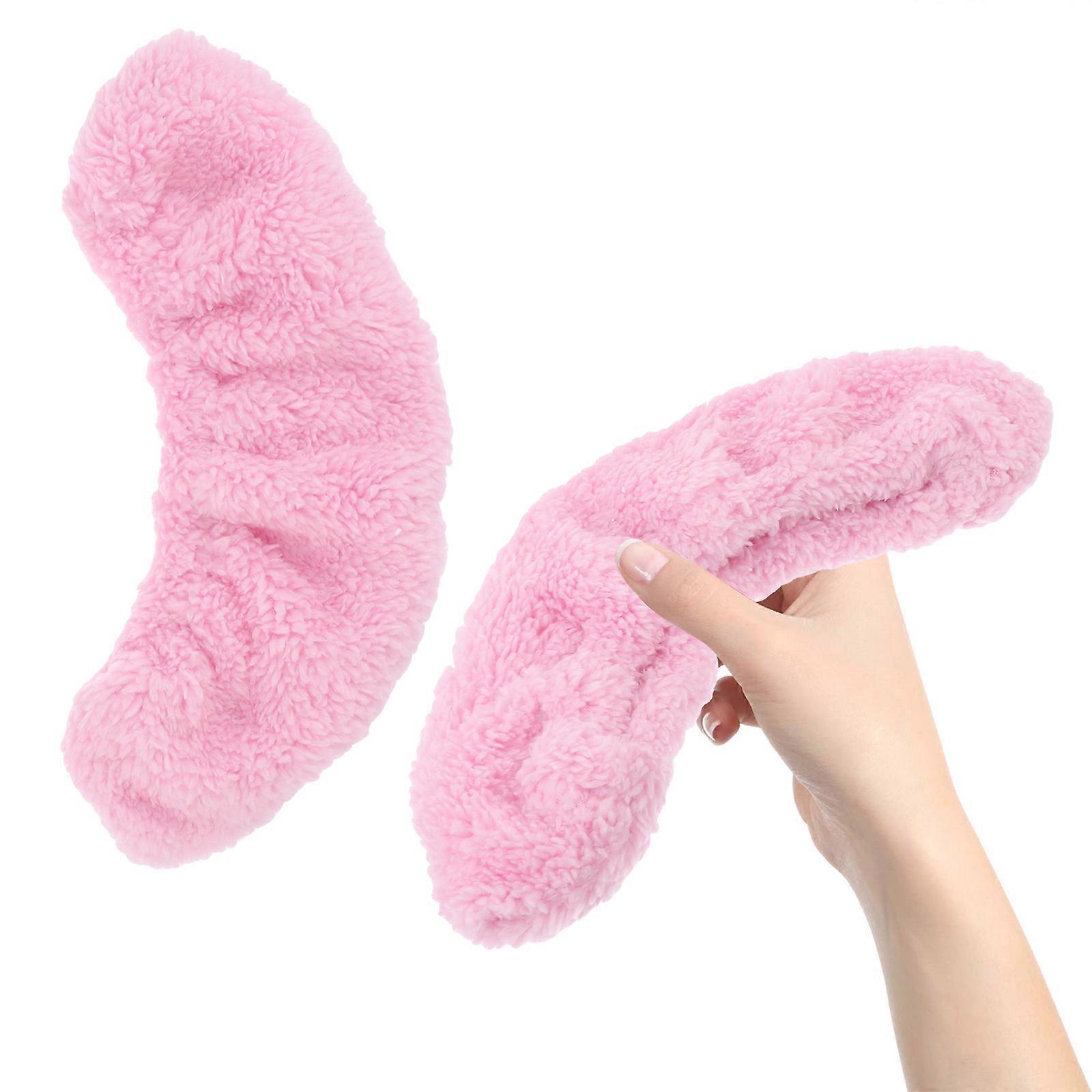 Hokejový obal na brusle, měkký elastický, růžový