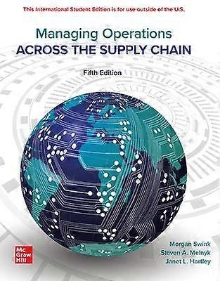 Managing Operations Across The Supply Chain ISE
