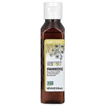 Aura Cacia, reines ätherisches Öl in fraktioniertem Kokosnussöl, Weihrauch, 118 ml (4 fl oz)