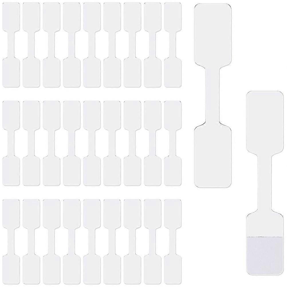 100pcs Self-adhesive Cable Labels Writable Wire Tags Reusable Wire Labels