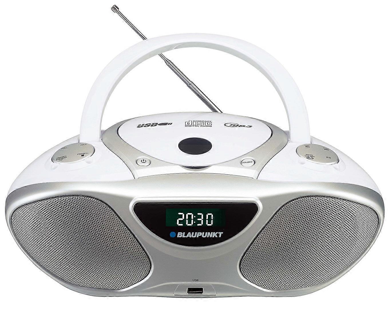 Blaupunkt Bb14wh Cd Player Cd Recorder Plata, Blanco