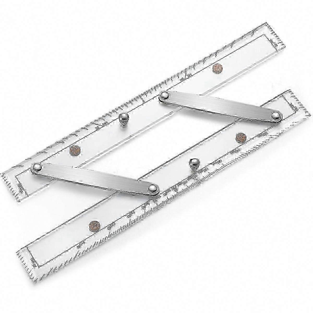 12 Inch Marine Parallel Ruler with Clear Scales compatible withNavigation