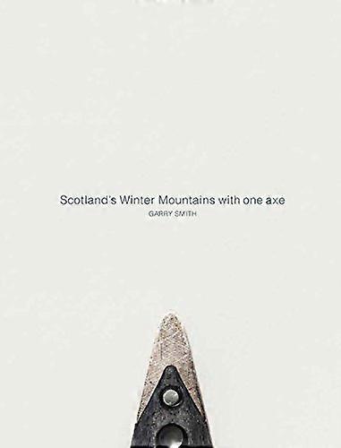 Scotlands Winter Mountains with one axe