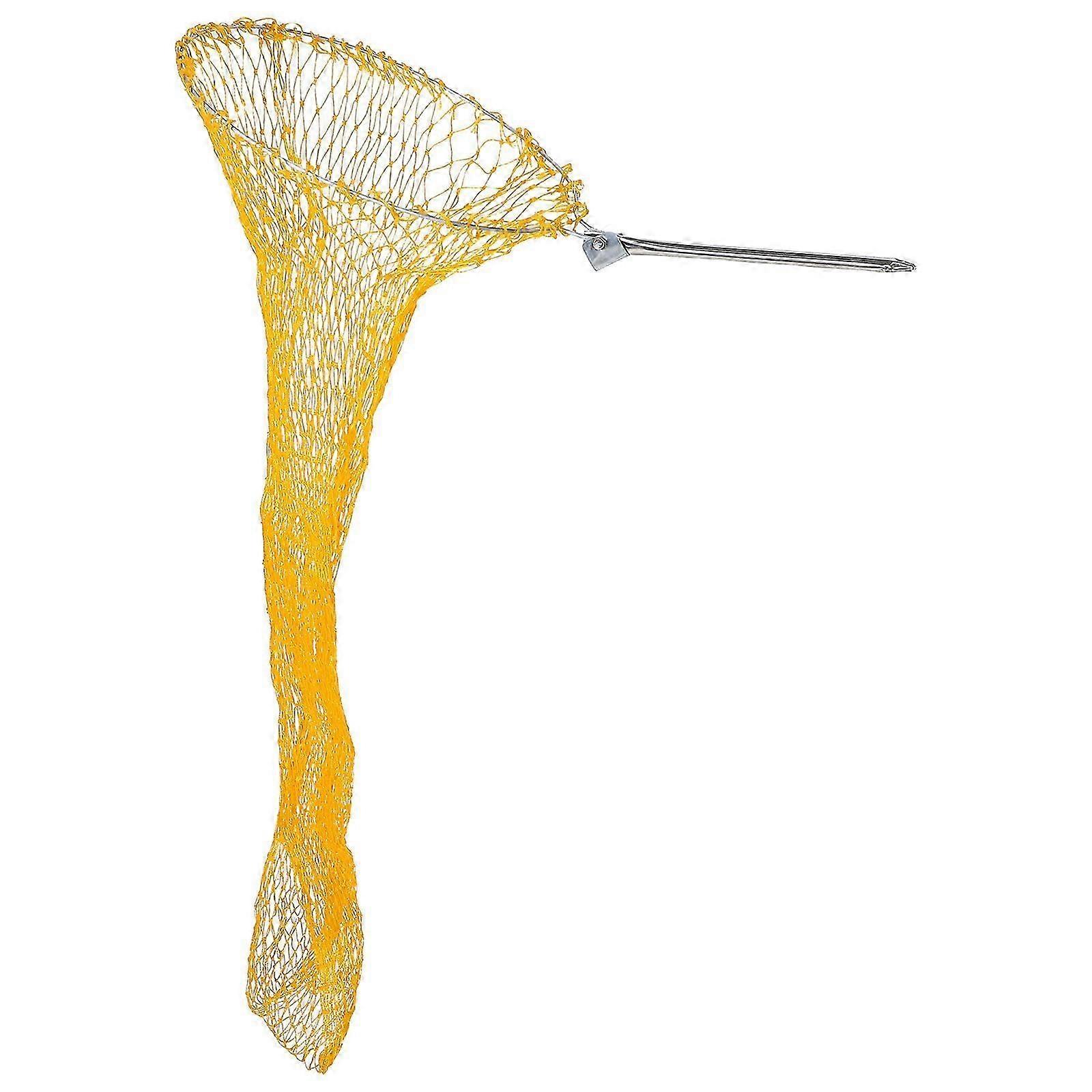 Fishing Landing Net Simple Flat Bottom Drawstring for Boat Use