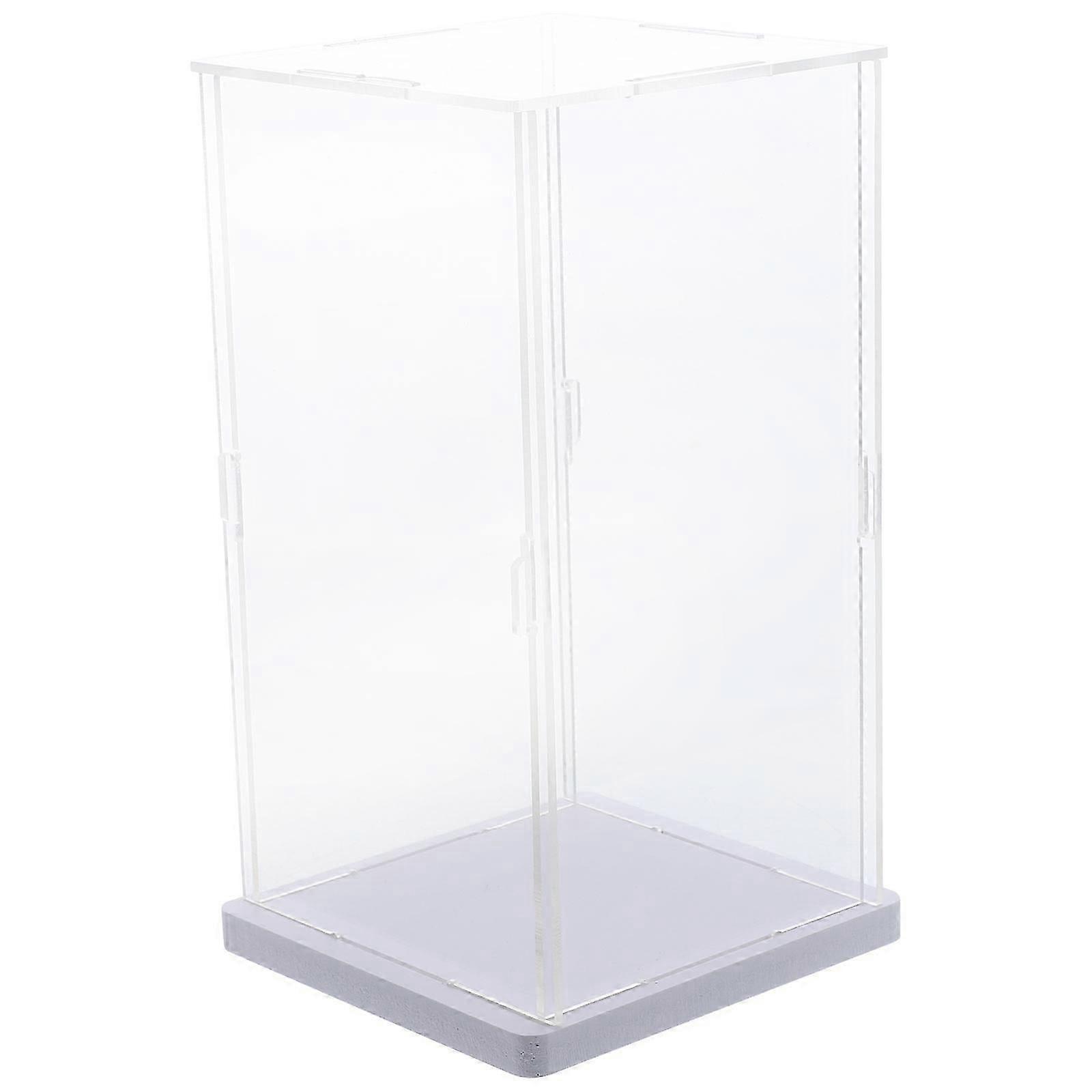 Figures Display Case Transparent Acrylic Display Box for Storage Use