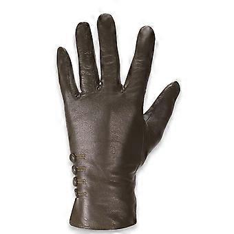 Quivano Dames Handschoenen - 4 Knopen - Met Zachte Stoffen Voering 323-200 L Racing Green