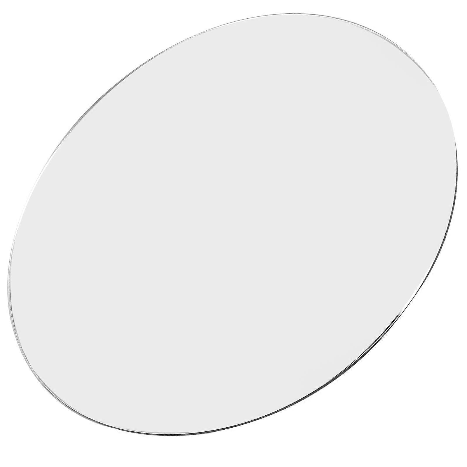 Acrylic Mirror Board Practical Round Reflection Board Jewelry Background Props