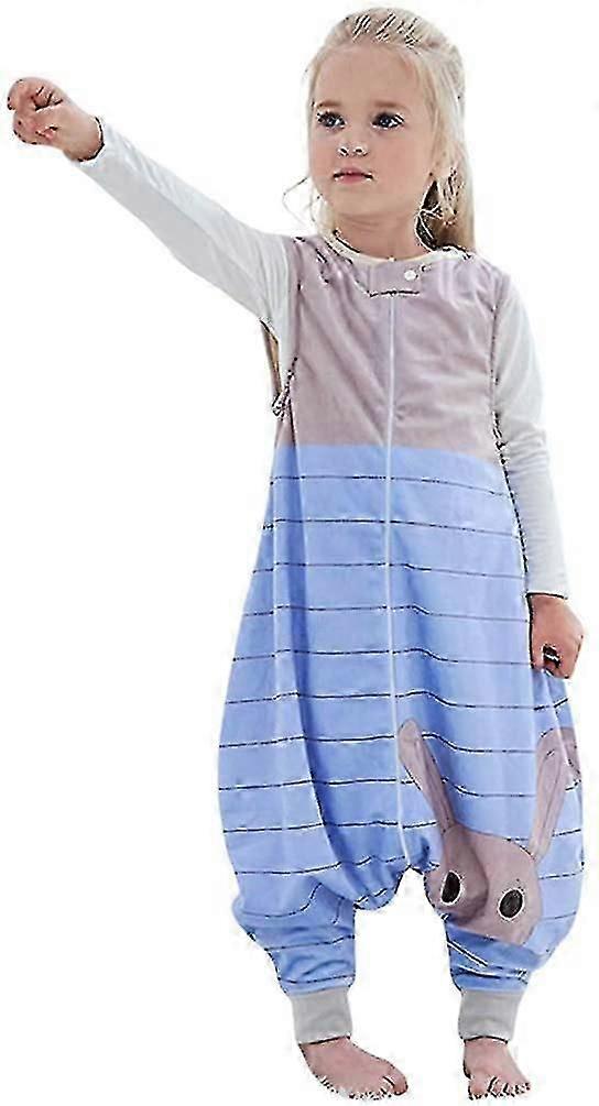 Sovsäck för barn med ben varm pyjamas, sovsäck för flicka