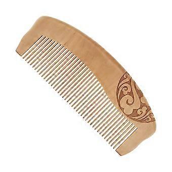 Wooden Comb Hair + Beard Detangler (Light Brown 5.7 Inch) 2026 New 462.