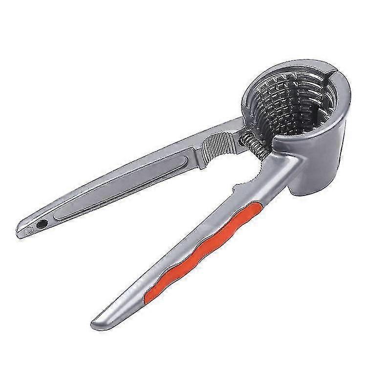 Multifunctional Nutcracker with Non-Slip Silicone Handle, Zinc Alloy, for Pecans, Hazelnuts, Almonds, Walnuts - Bottle Opener, 1 Piece